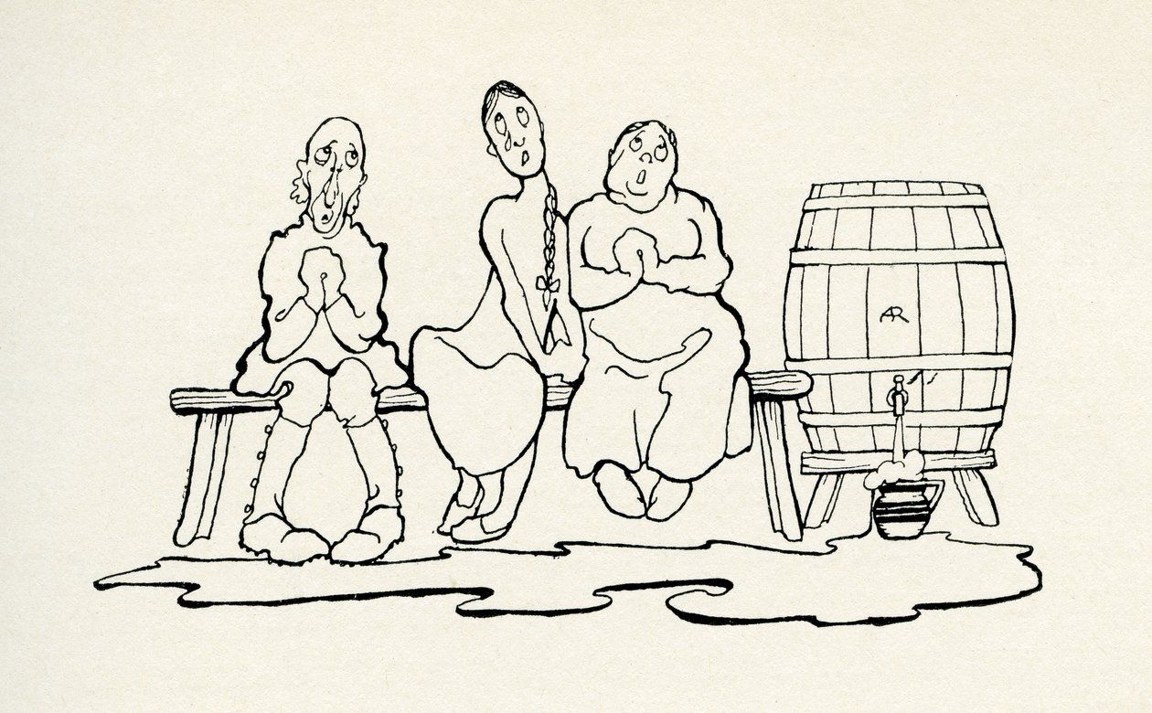 Os três bobos de Arthur Rackham