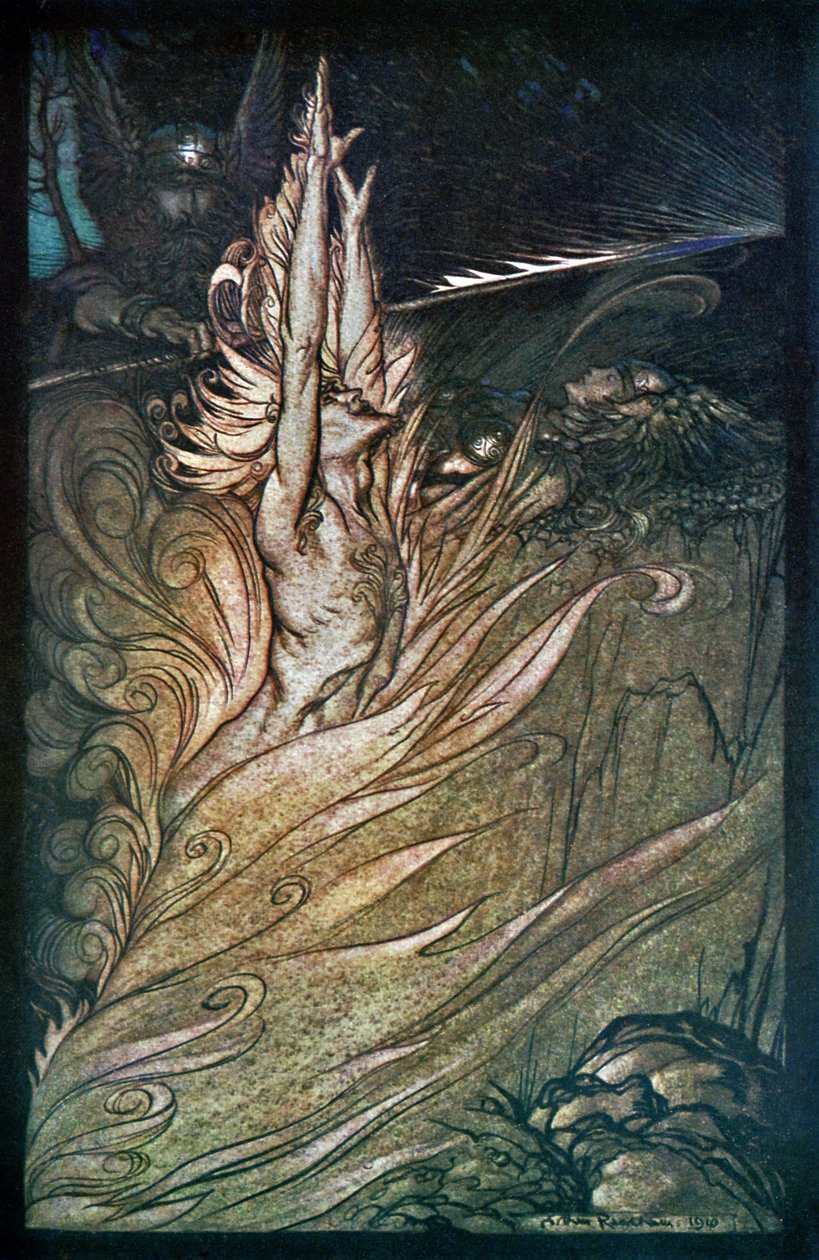 A Valquíria A Valquíria de Arthur Rackham