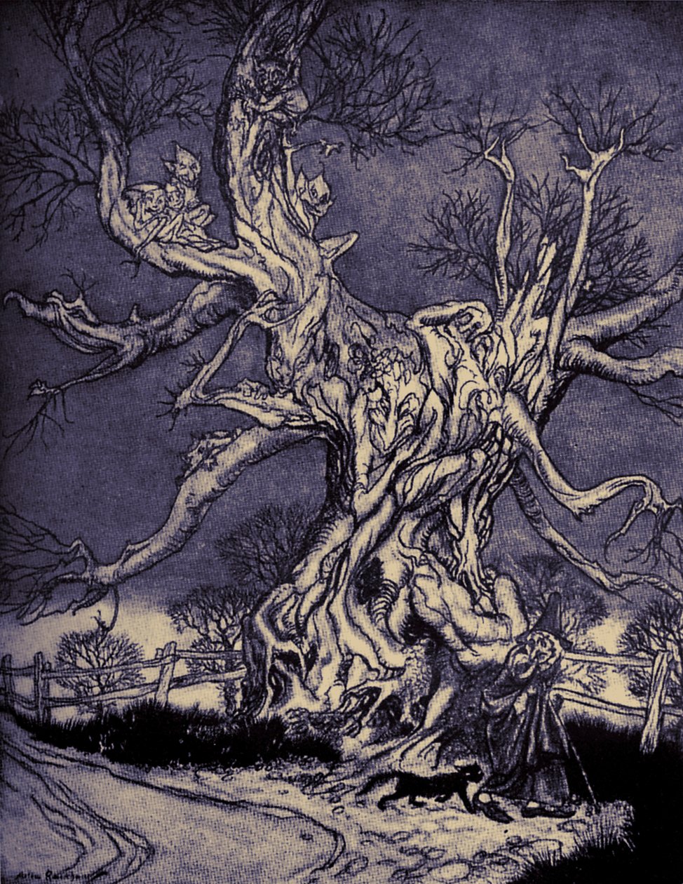 A lenda de Sleepy Hollow de Arthur Rackham