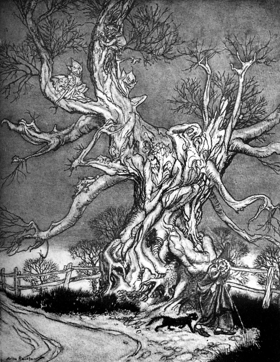 "A lenda de Sleepy Hollow de Arthur Rackham