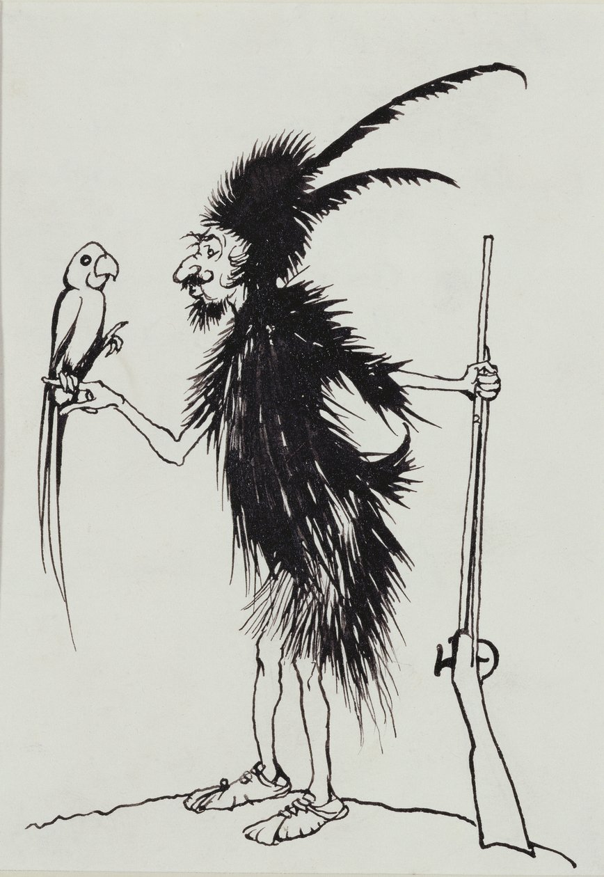 Ting-a-Ting Tang pobre Robinson Crusoe de Arthur Rackham
