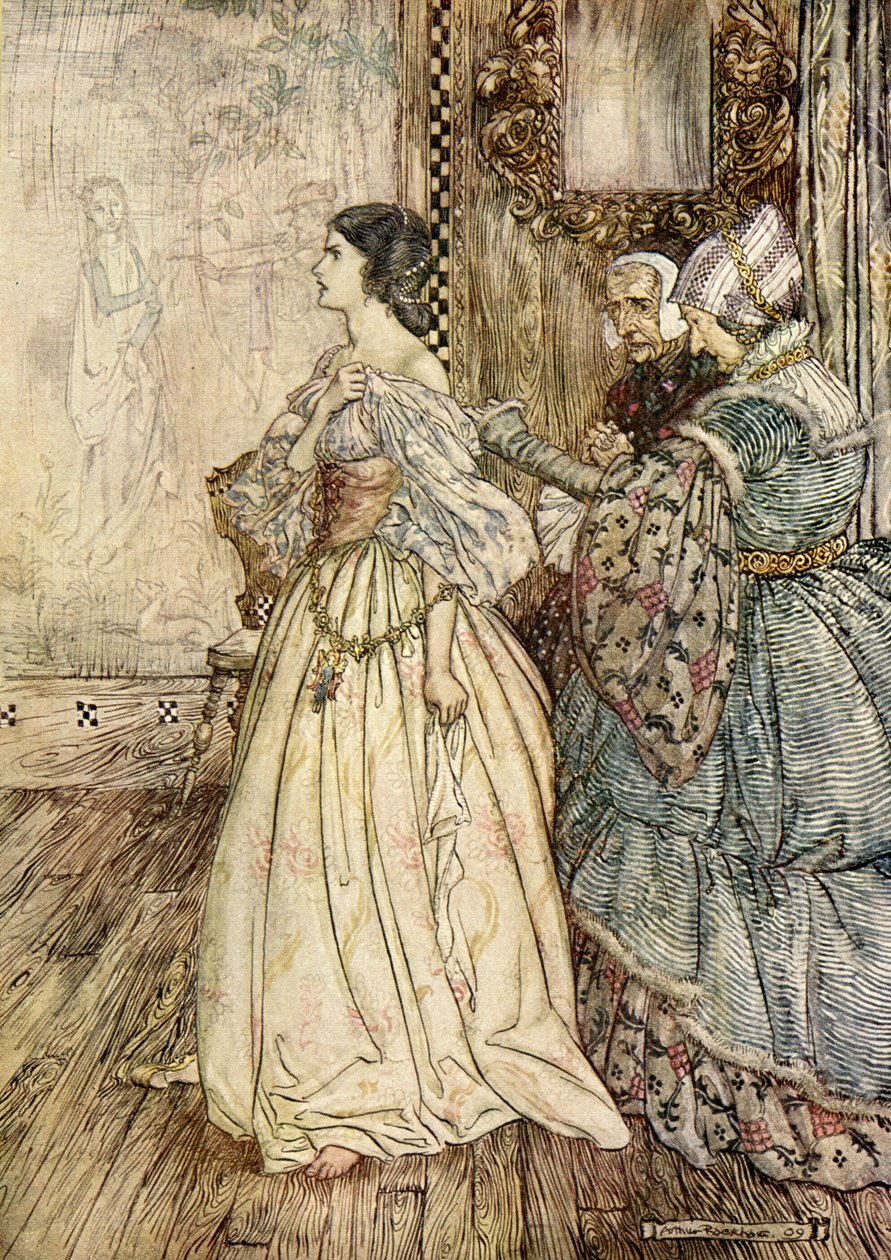 Ondina em Friedrich de la Motte Fouqué de Arthur Rackham