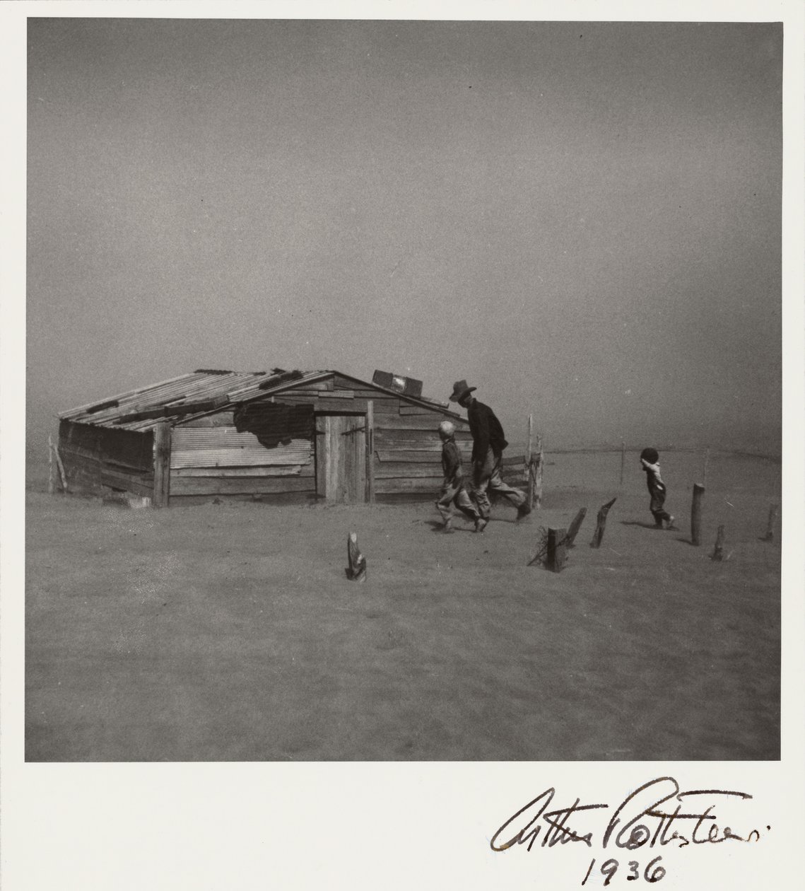 [Paisagem com casa]. de Arthur Rothstein