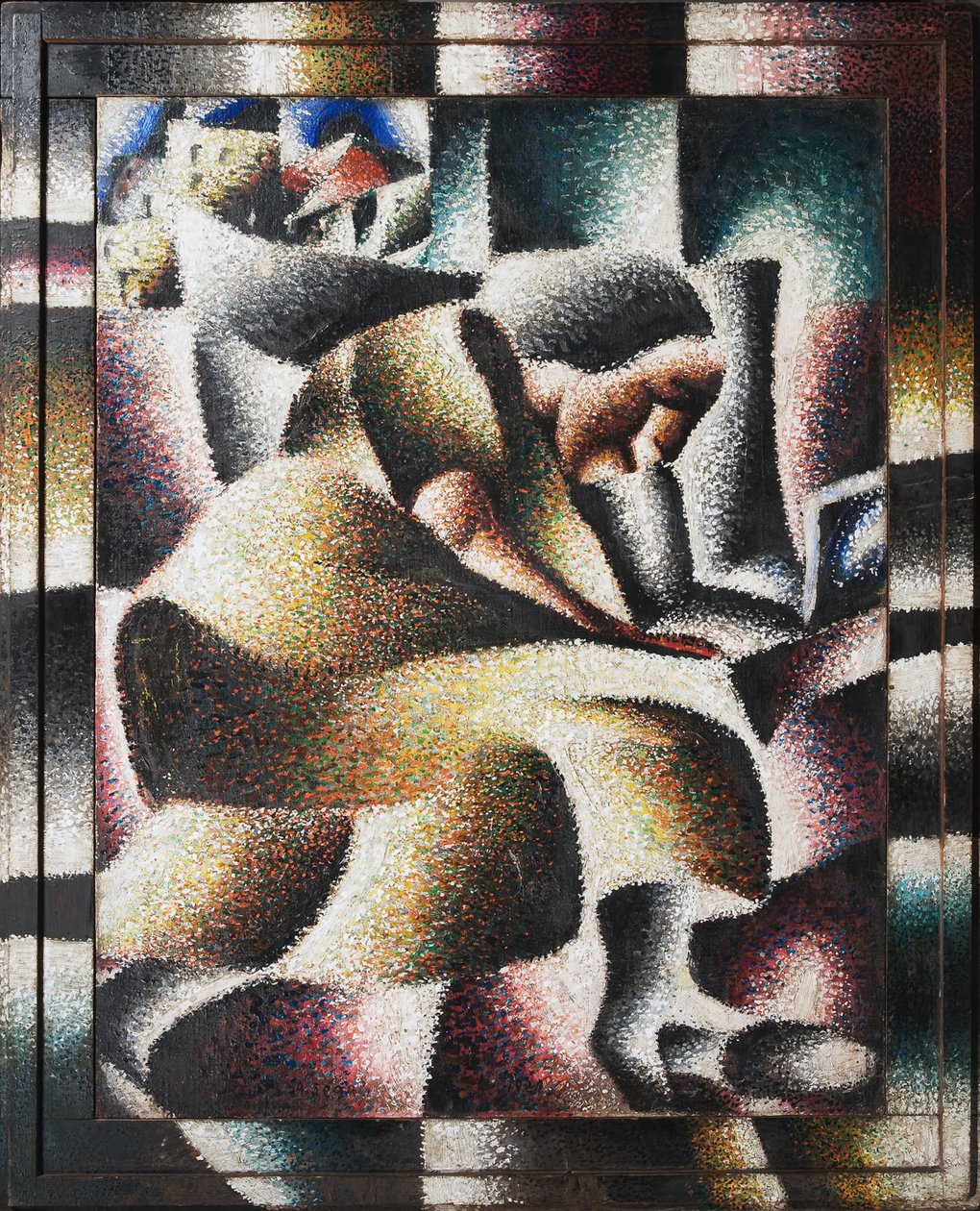 Uma mulher lendo, 1920. de Arthur Segal