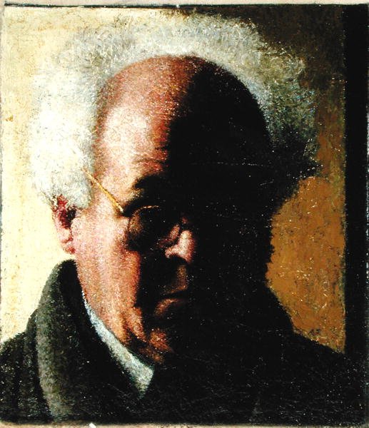 Auto-retrato (óleo sobre tela) de Arthur Segal