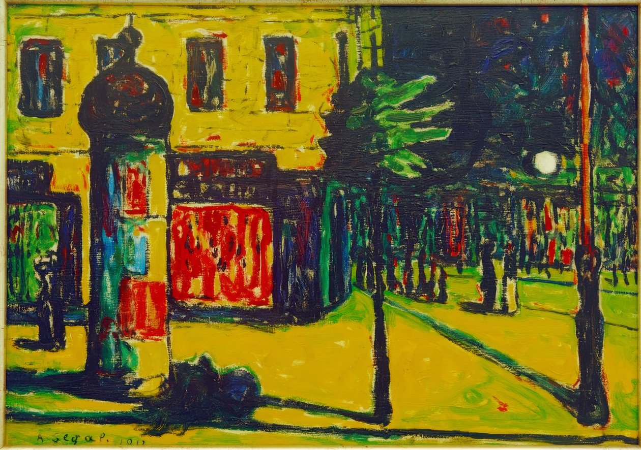 Street view em Berlim de Arthur Segal