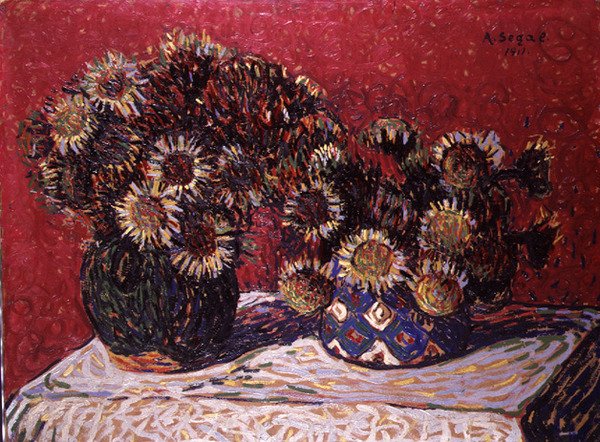 Dois Vasos de Flores de Arthur Segal