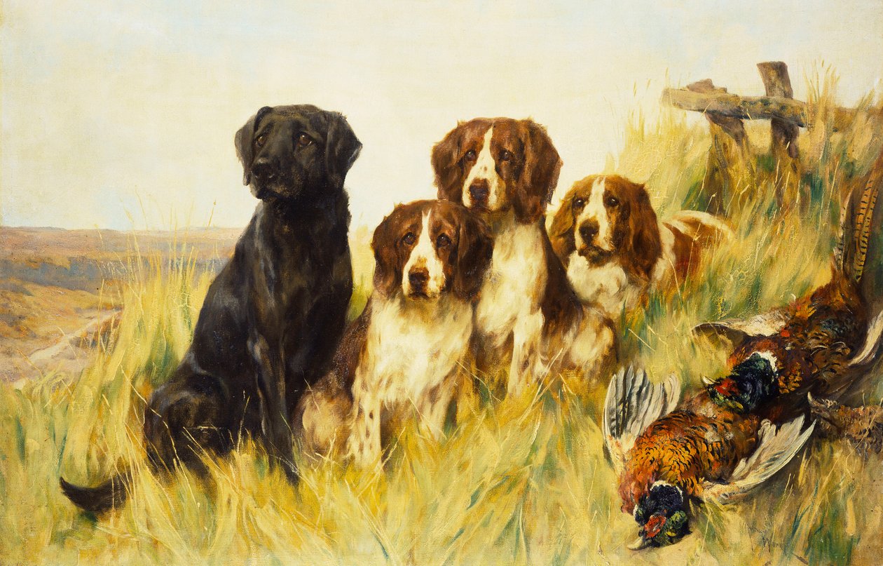 Olhando para o futuro (óleo sobre tela) de Arthur Wardle
