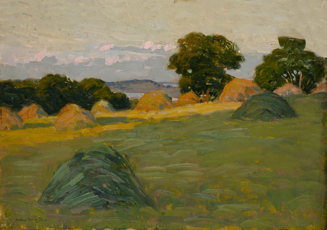 O Campo da Colina, 1908-1910. de Arthur Wesley Dow