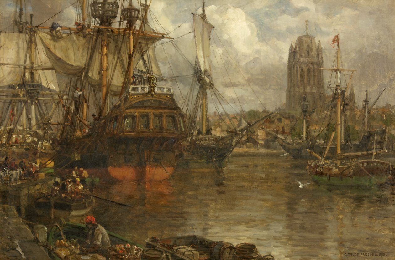 Esboço para a expedição de John Guy à Terra Nova de Arthur Wilde Parsons