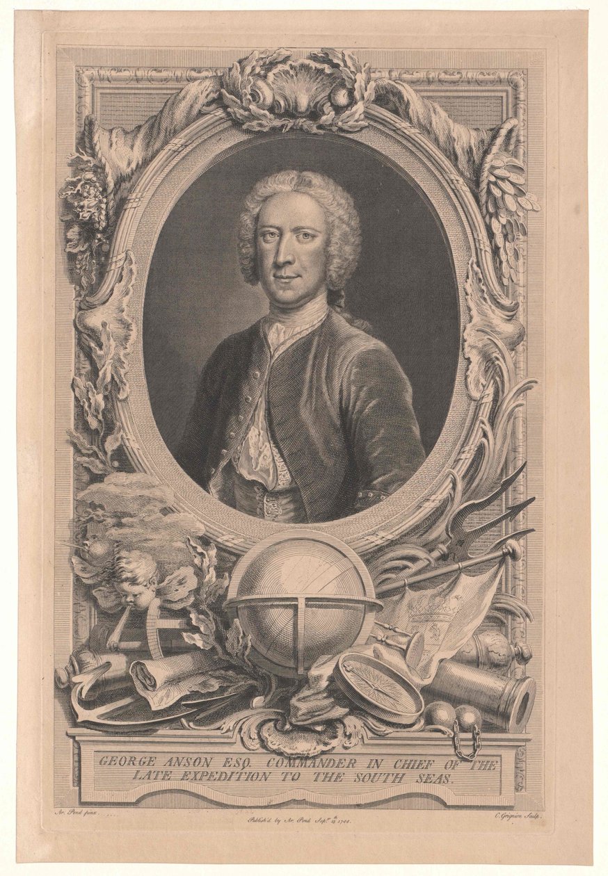 1º Barão de Anson Anson de Artist Unknown