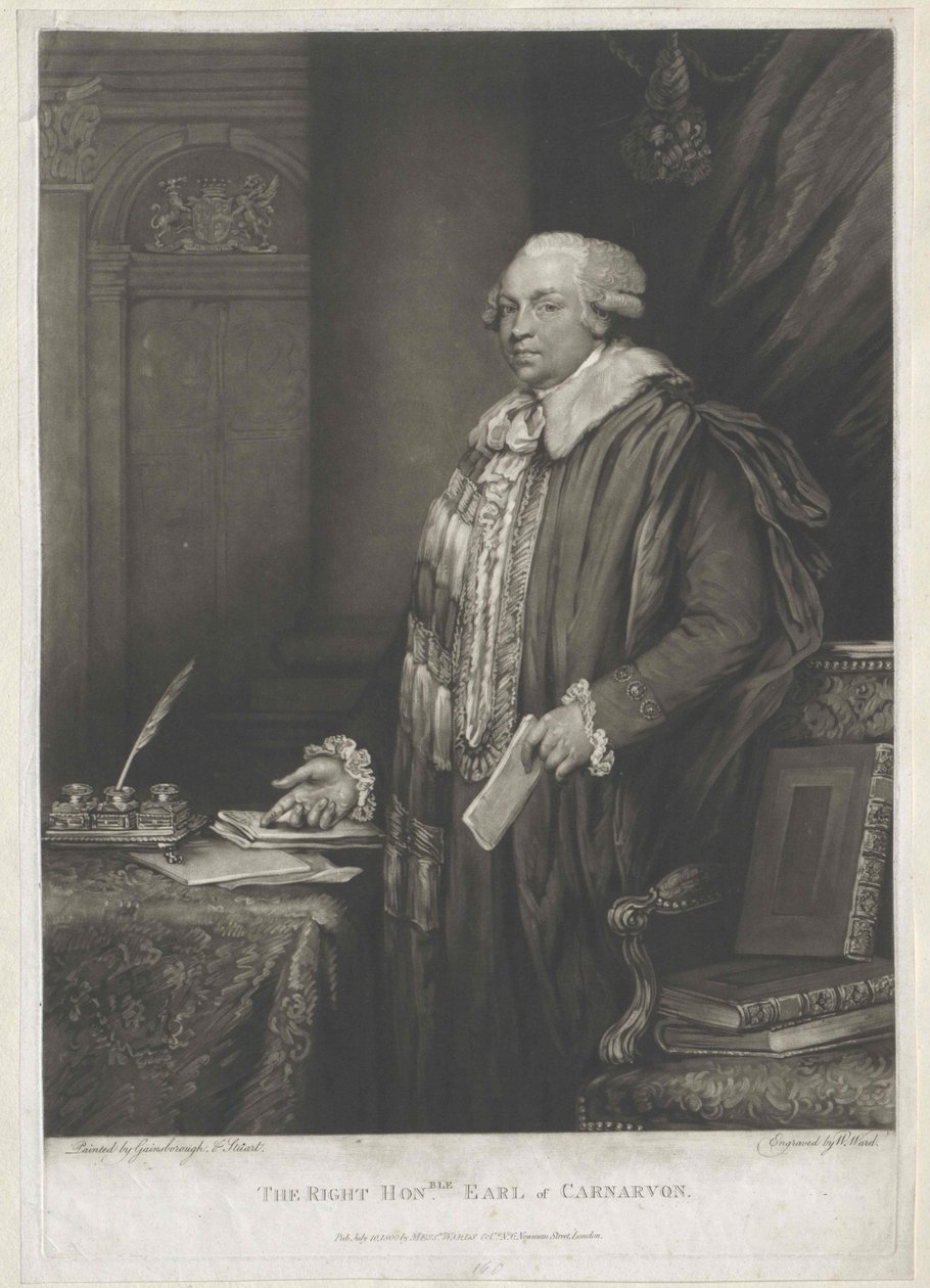 1º Conde de Carnavon Herbert de Artist Unknown