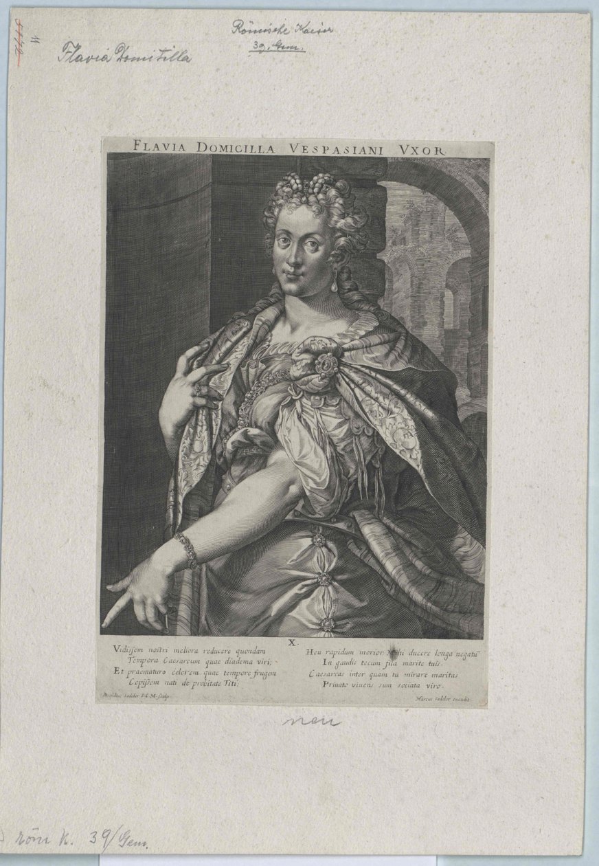 Século I d.C. Flavia Domitilla de Artist Unknown