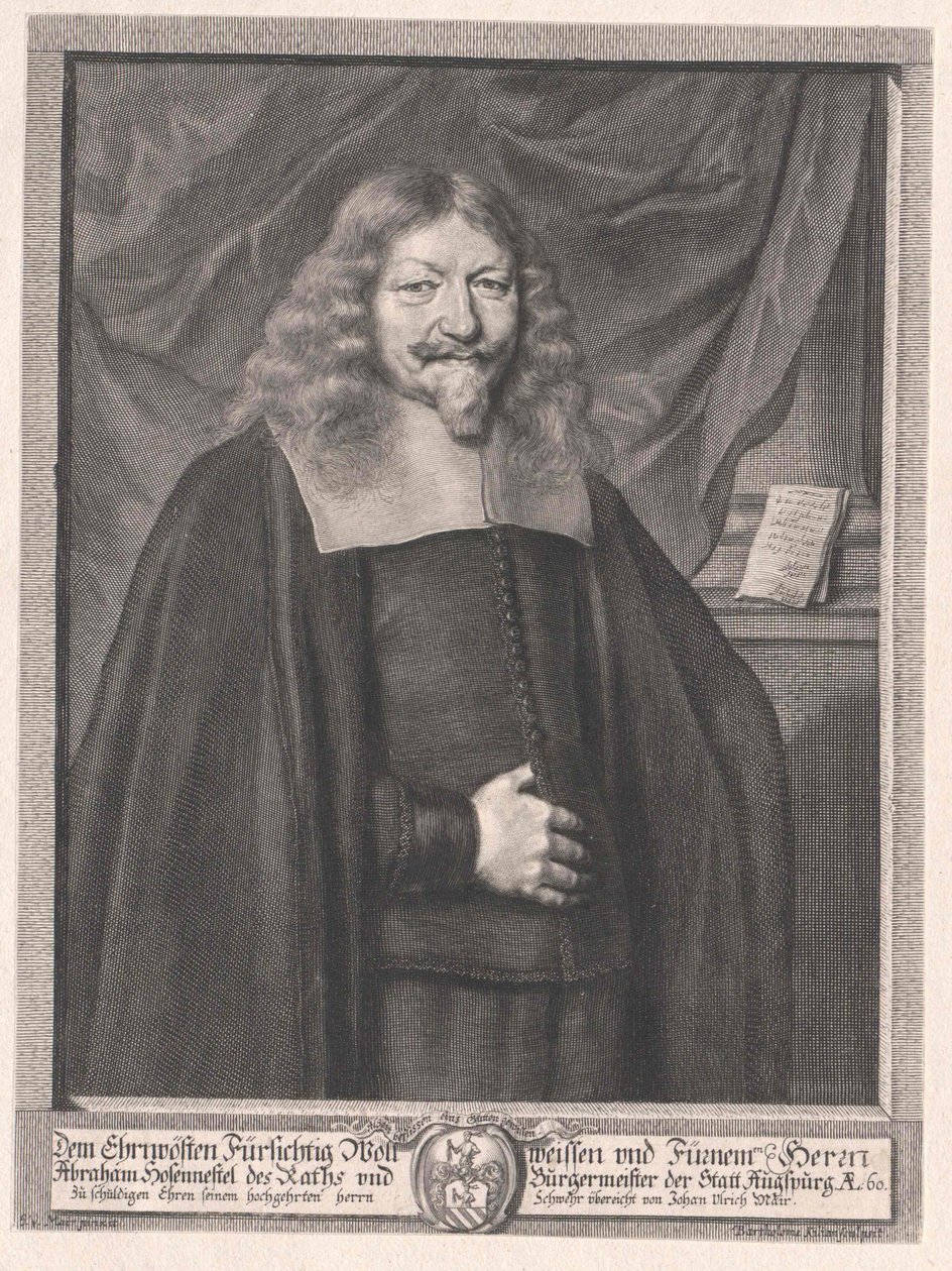 Abraham Hosennestel de Artist Unknown