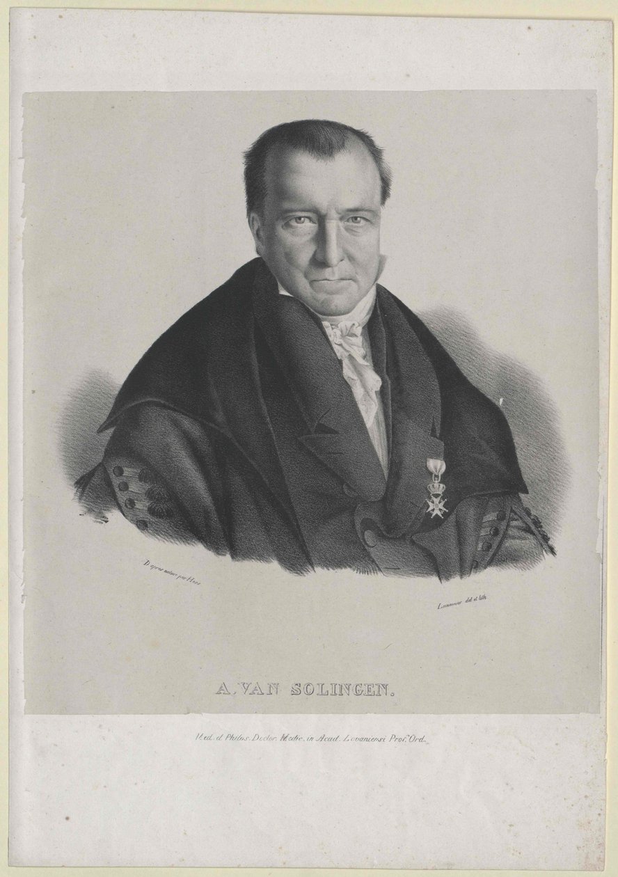 Adriaan van Solingen (impressão) de Artist Unknown