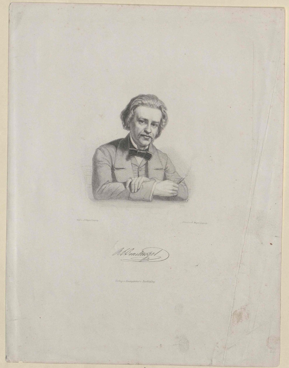 Albert Brachvogel (impressão) de Artist Unknown