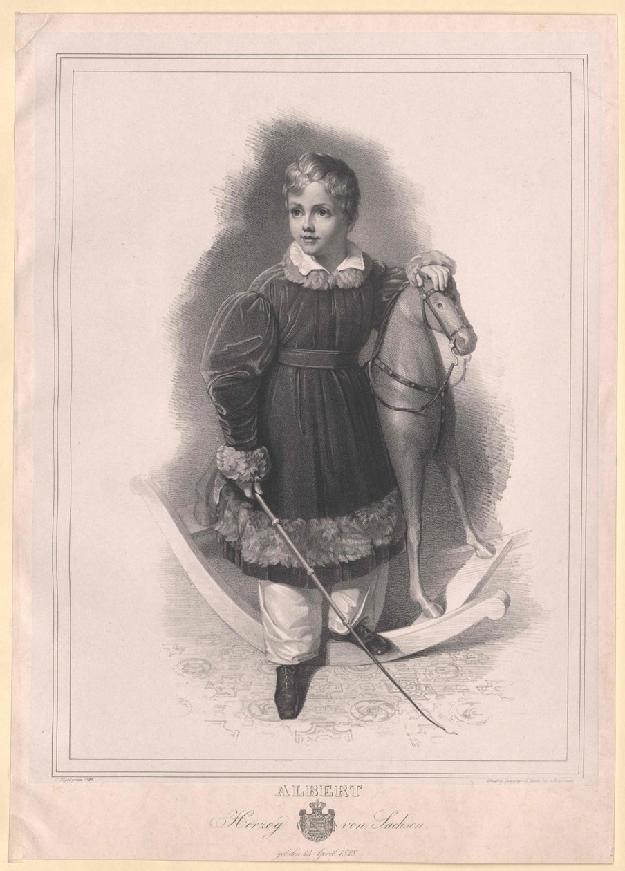Alberto I, rei da Saxónia, de Artist Unknown