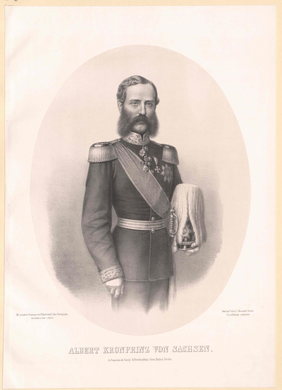 Alberto I, rei da Saxónia, de Artist Unknown