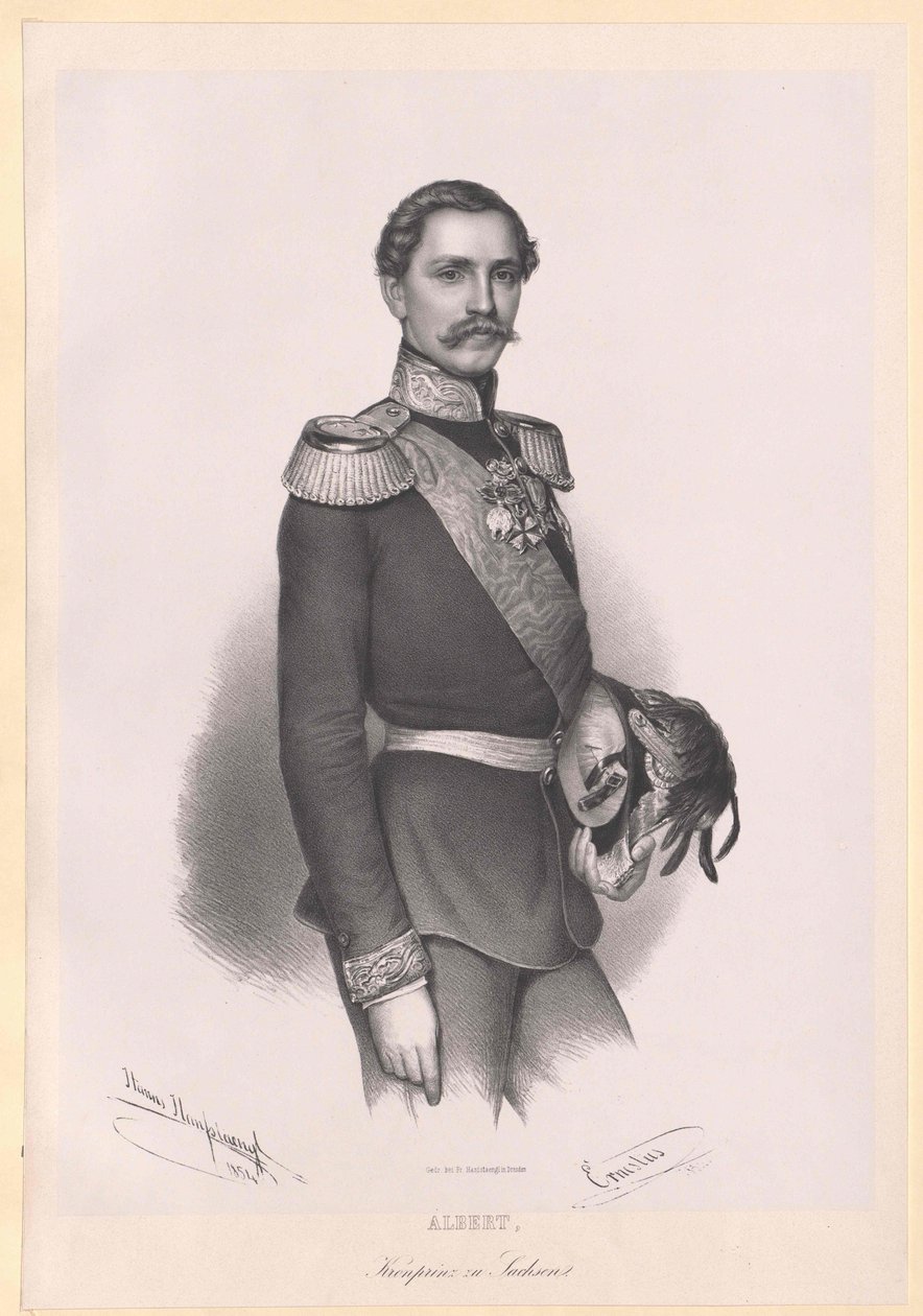 Alberto I, rei da Saxónia, de Artist Unknown