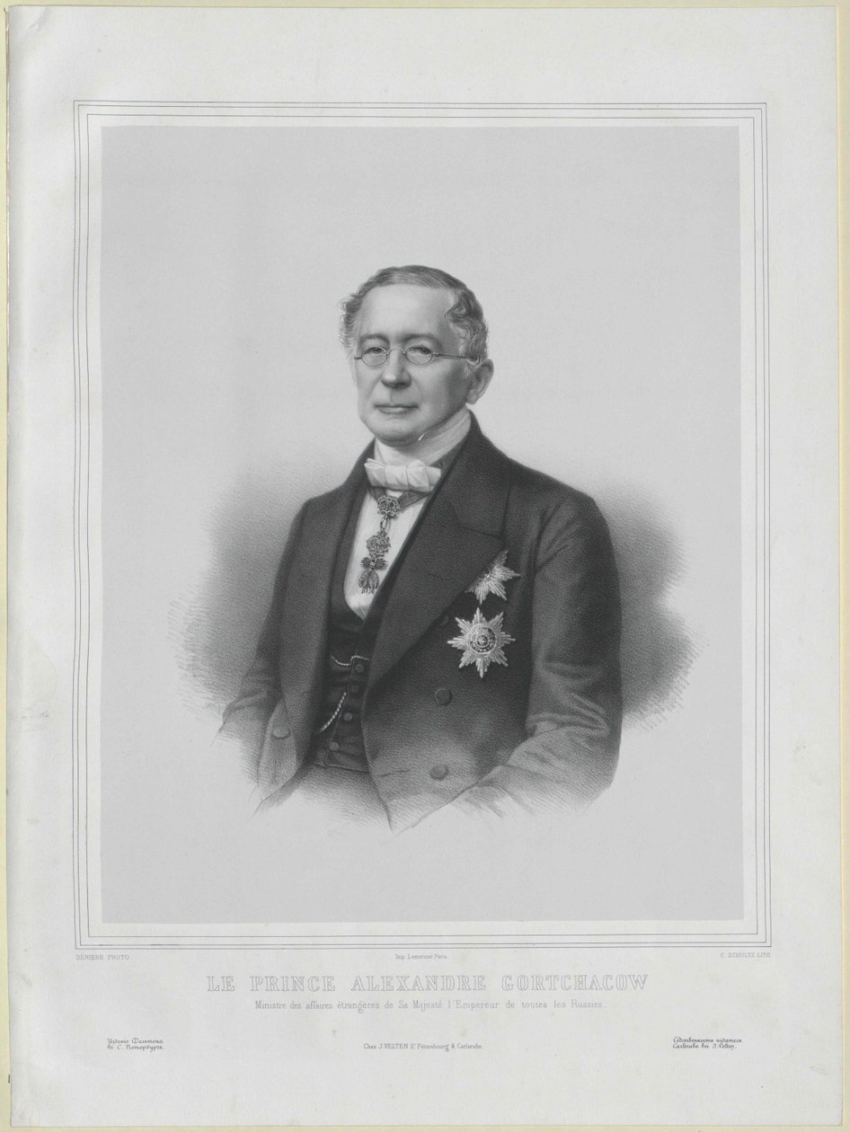 Alexander Mikhailovich conde Gorchakov de Artist Unknown