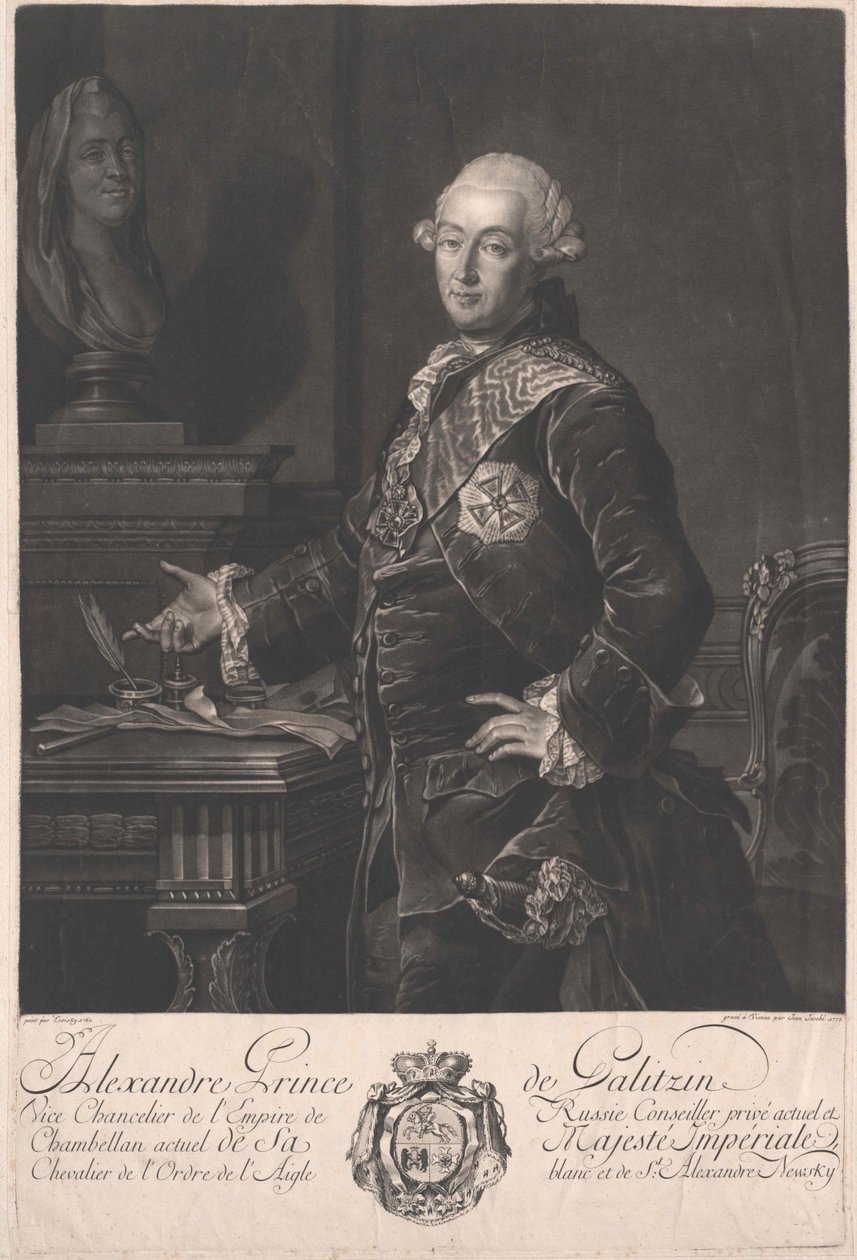 Alexander count Galitzin de Artist Unknown