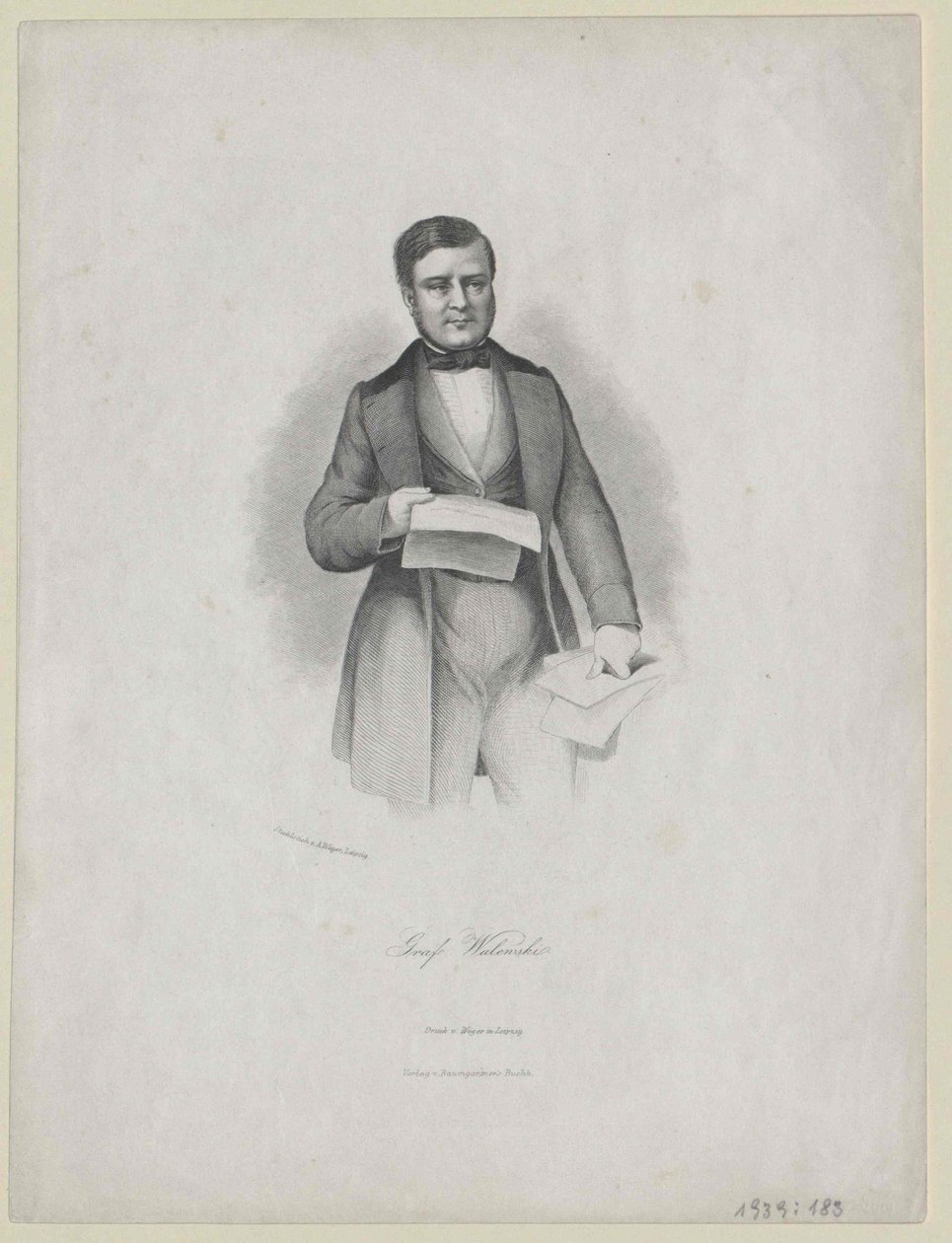 Alexandre Comte Walewski de Artist Unknown