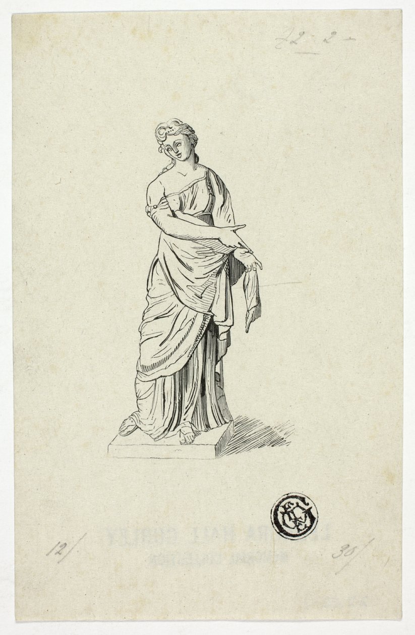 Figura alegórica (estátua) de Artist Unknown