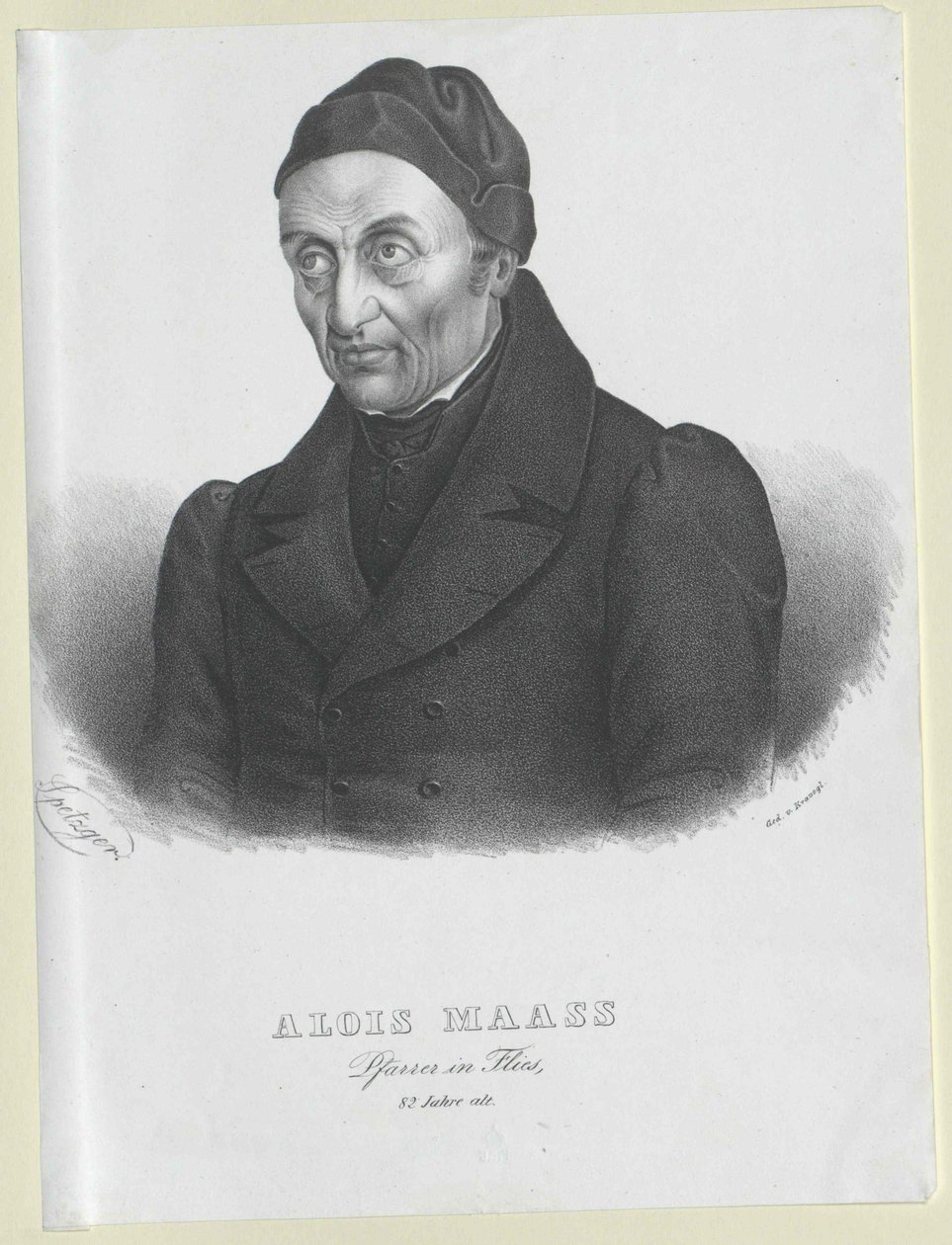 Alois Maas (impressão) de Artist Unknown
