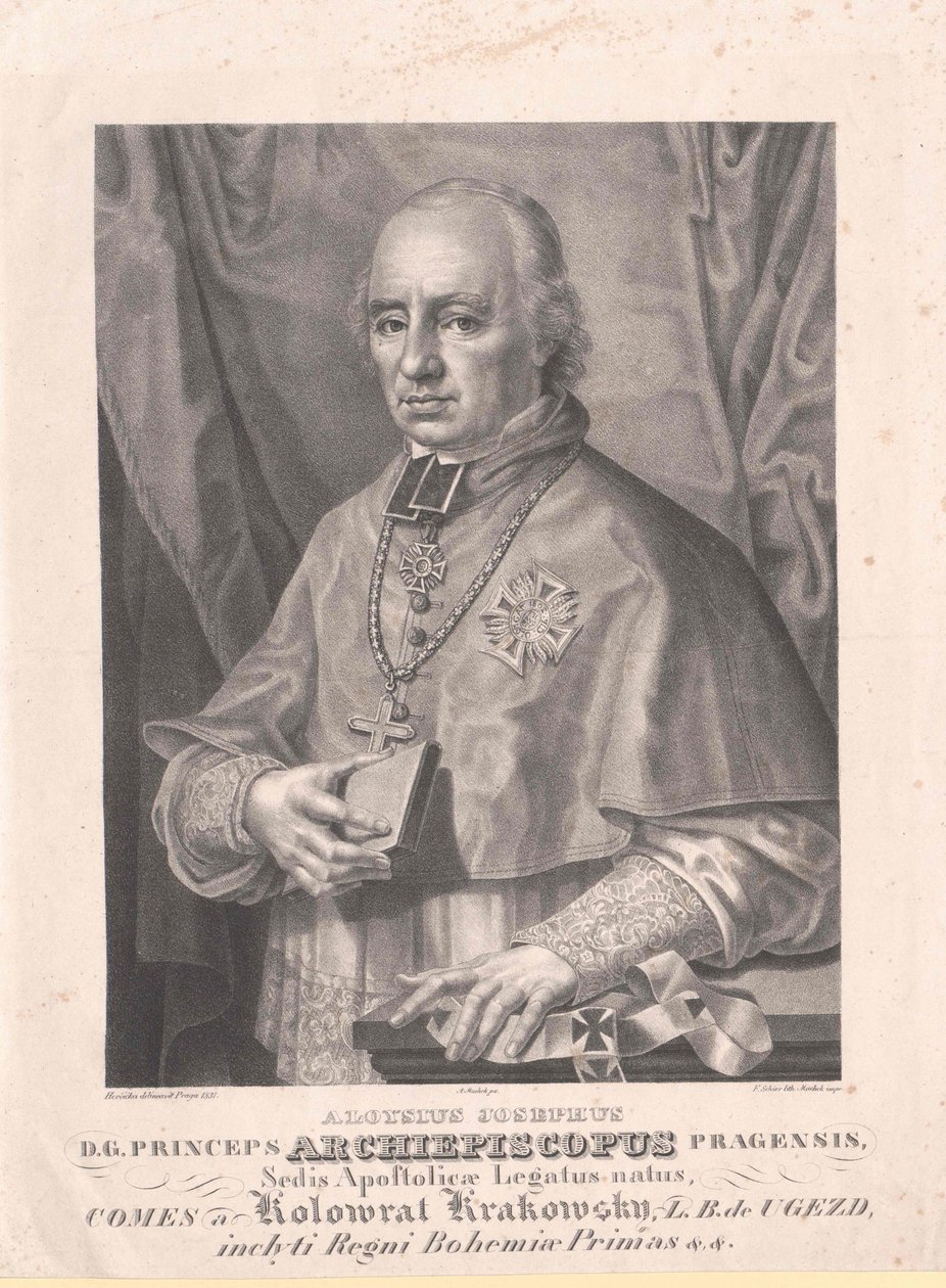 Aloysius Joseph conde Kolovrat Krakowski de Artist Unknown