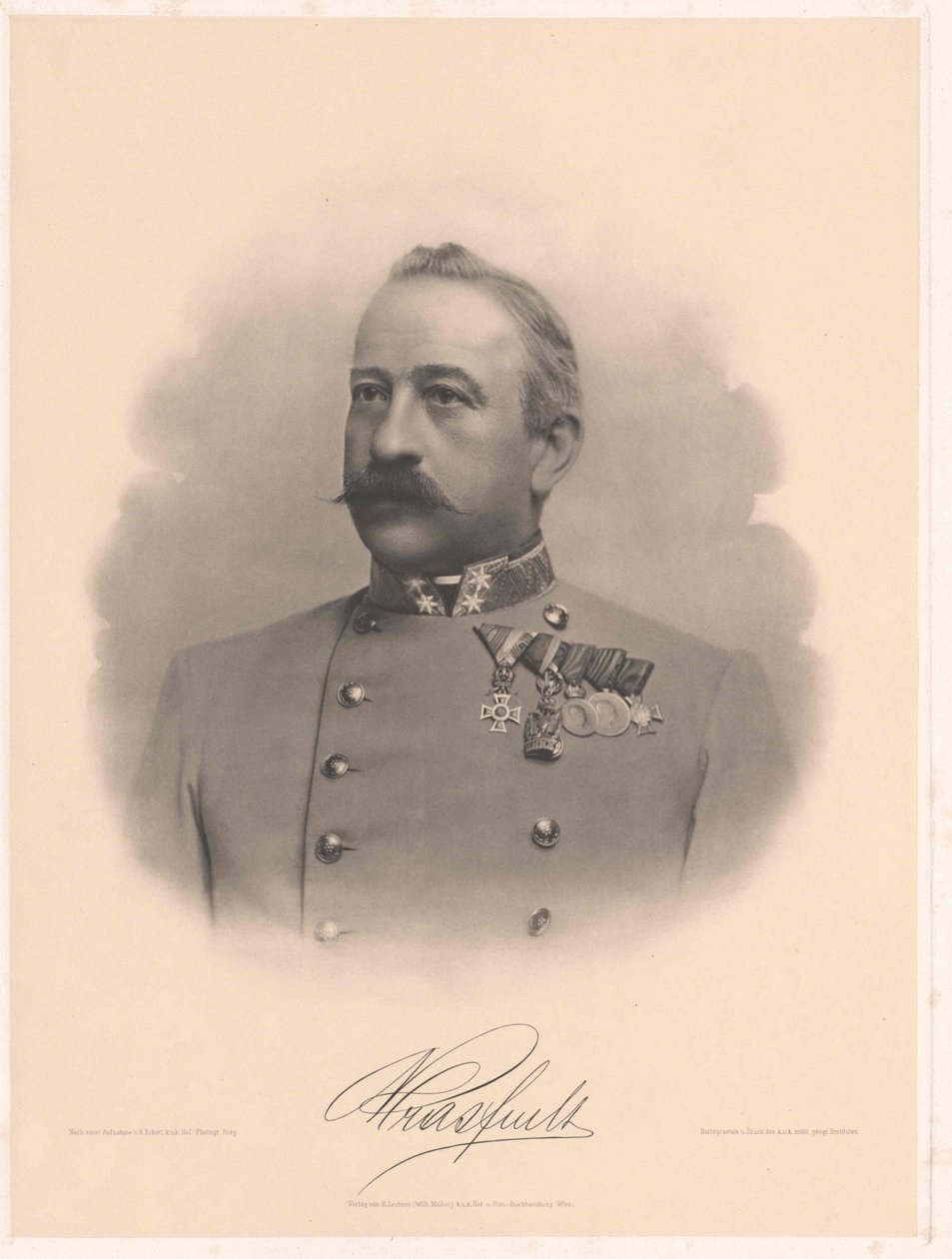 Ambros Ritter von Mras (impressão) de Artist Unknown