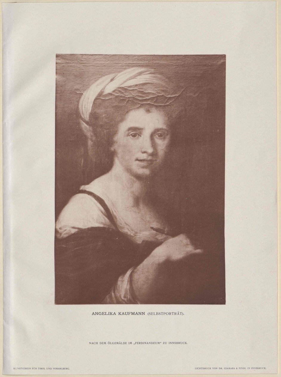 Angelika Kauffmann (impressão) de Artist Unknown