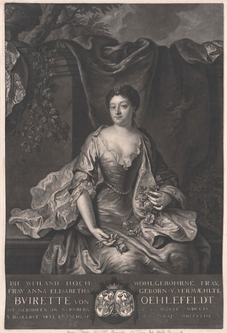 Anna Elisabeth Buirette-Oehlefeld de Artist Unknown