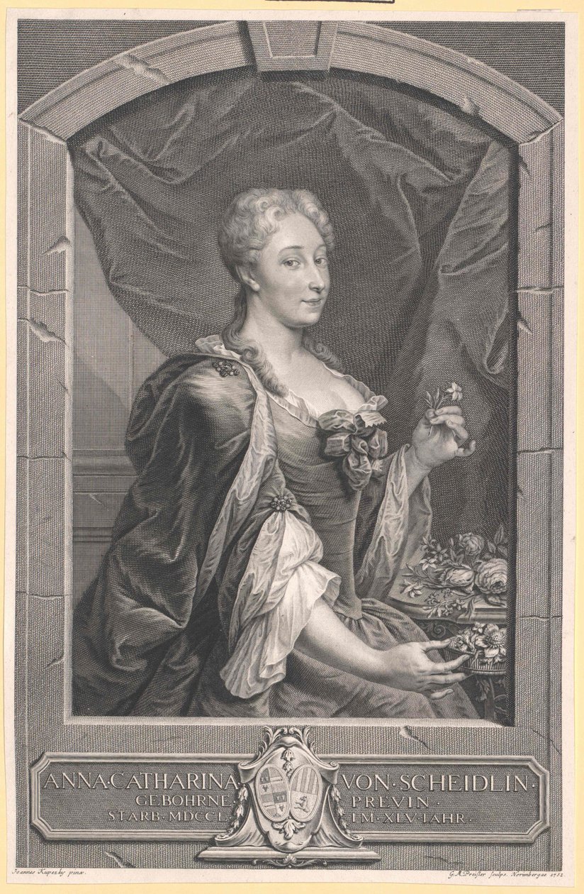 Anna Katharina von Scheidlin de Artist Unknown