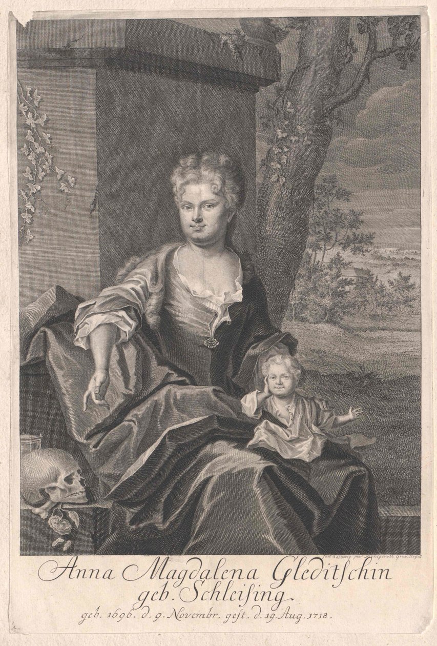 Anna Magdalene Schleising de Artist Unknown