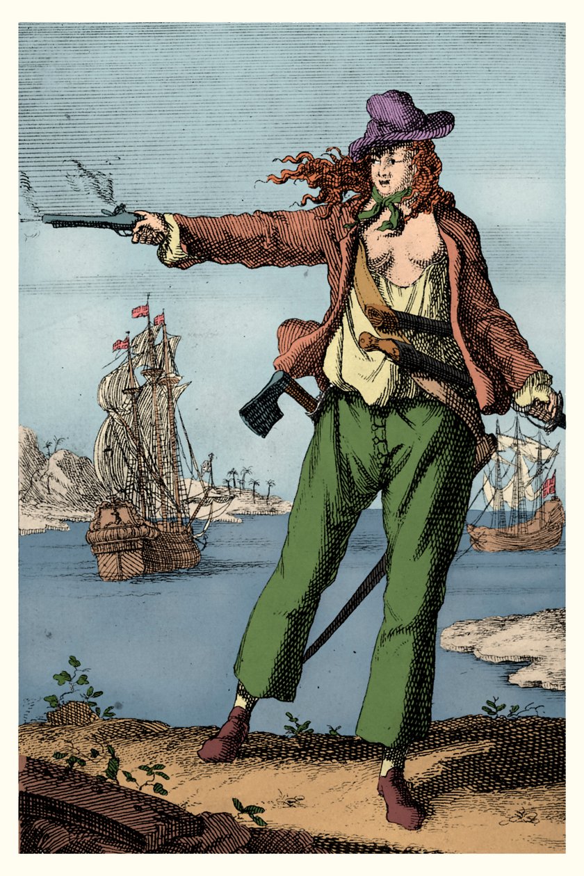 Anne Bonney (impressão) de Artist Unknown