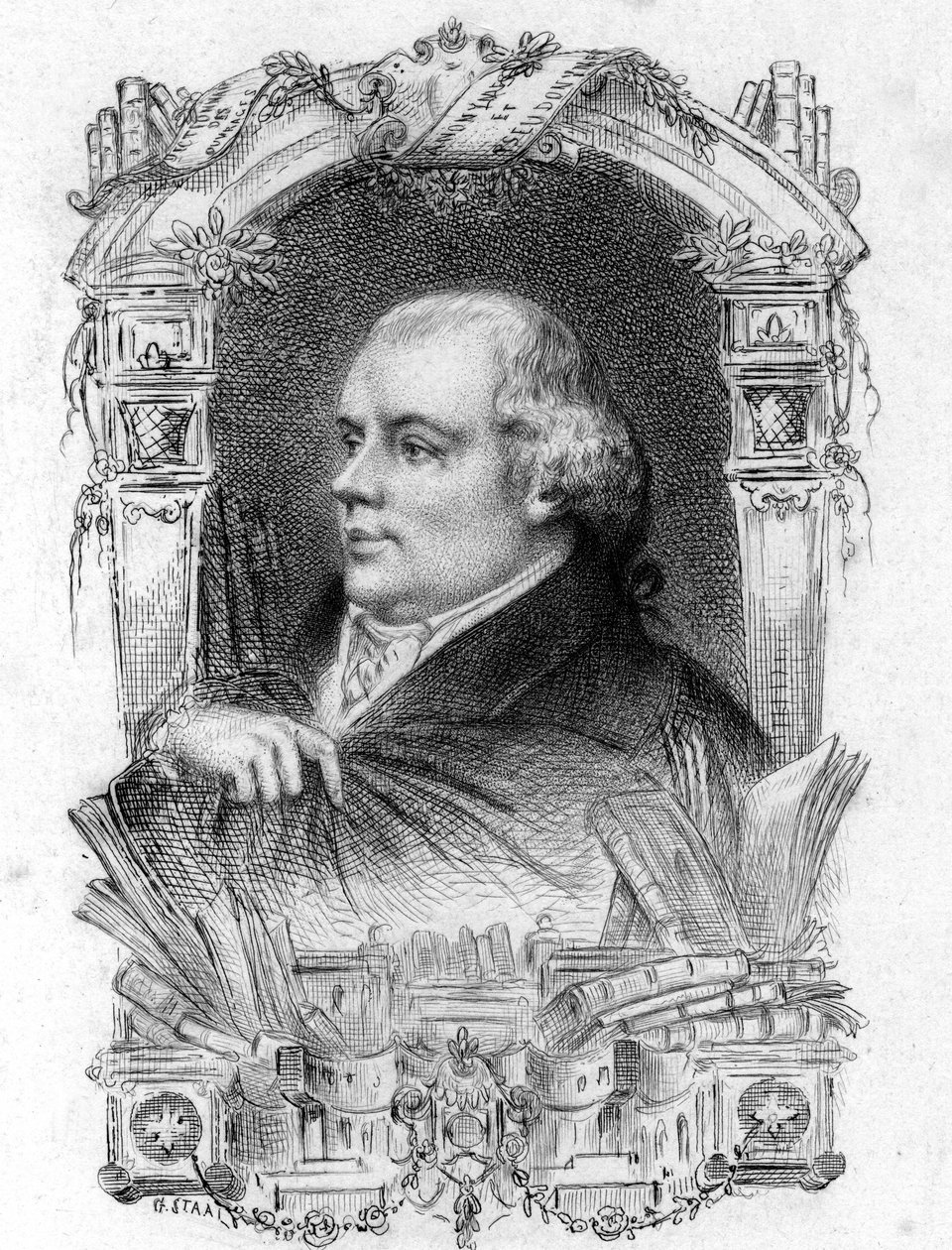 Antoine-Alexandre Barbier (1765 1825) Biblioteca e Biblioteca Inglês de Artist Unknown