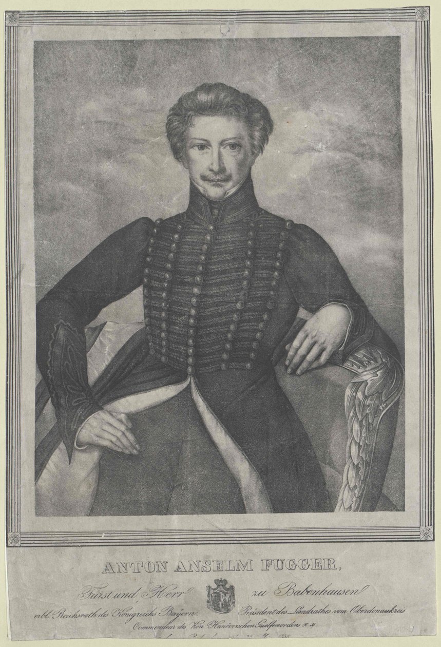 Anton Anselm conde Fugger-Babenhausen de Artist Unknown