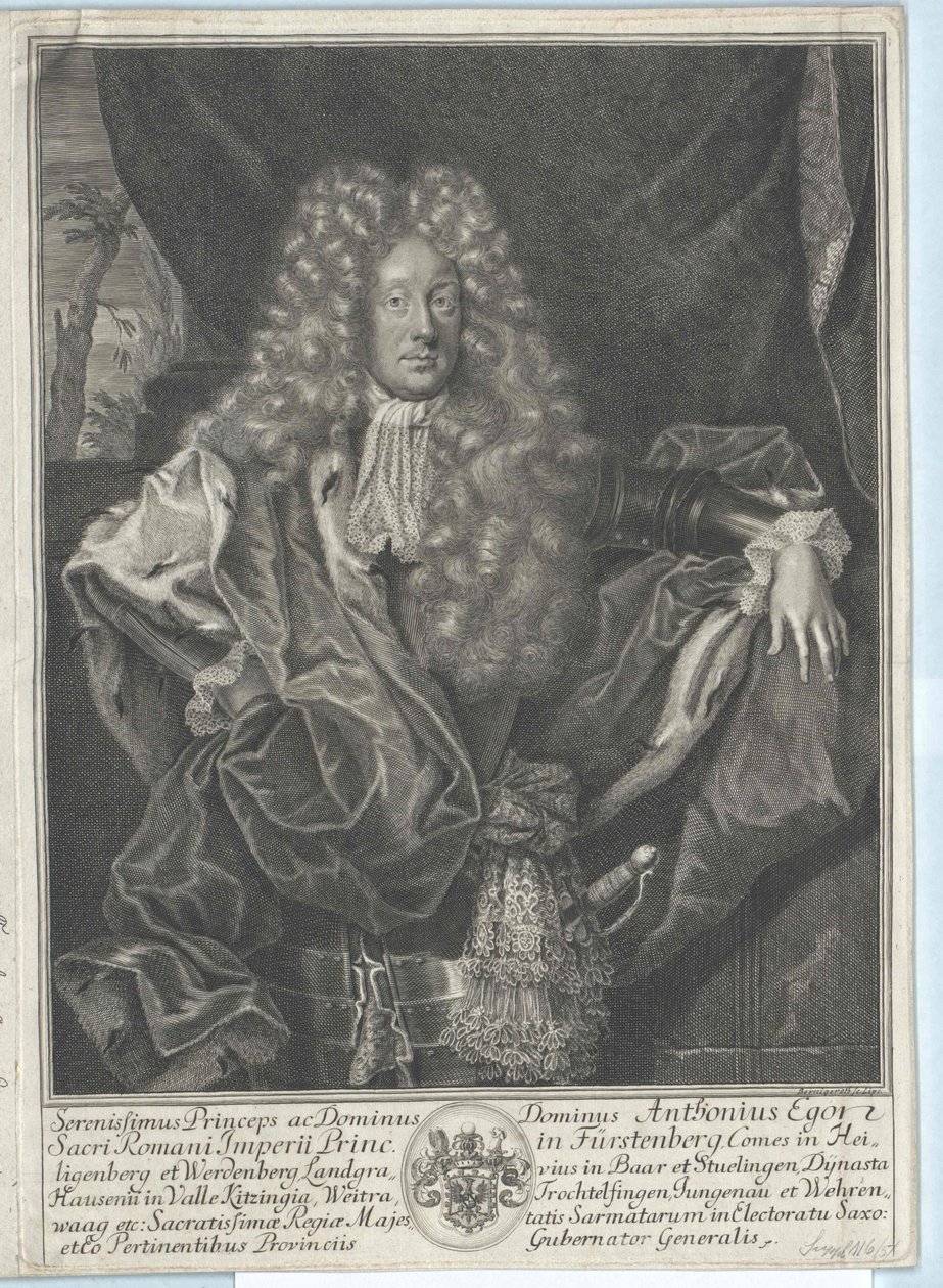 Anton Egon Conde von Fuerstenberg de Artist Unknown