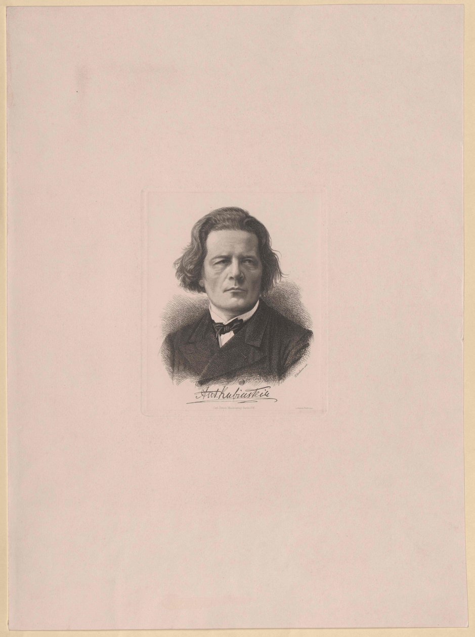 Anton Rubinstein (impressão) de Artist Unknown