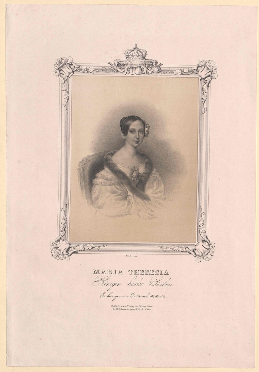 Arquiduquesa da Áustria Maria Teresa de Artist Unknown