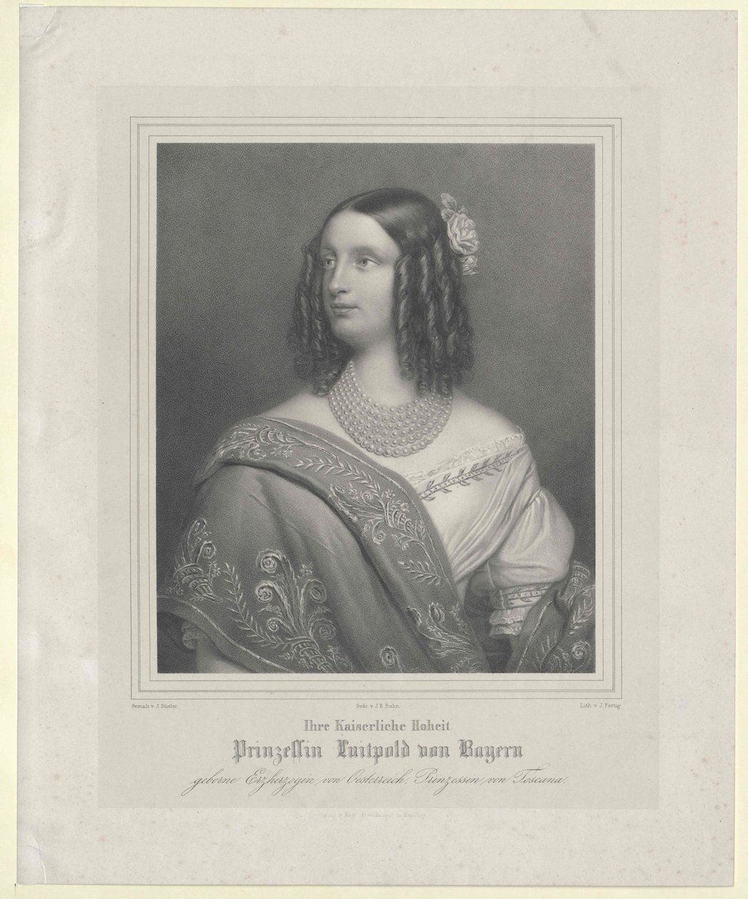 Arquiduquesa da Áustria Toscana Auguste de Artist Unknown