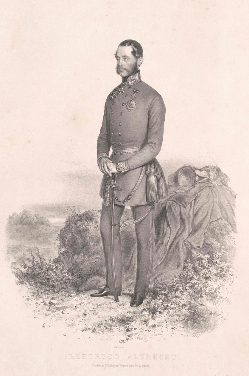 Arquiduque da Áustria (1817-1895) Albrecht de Artist Unknown