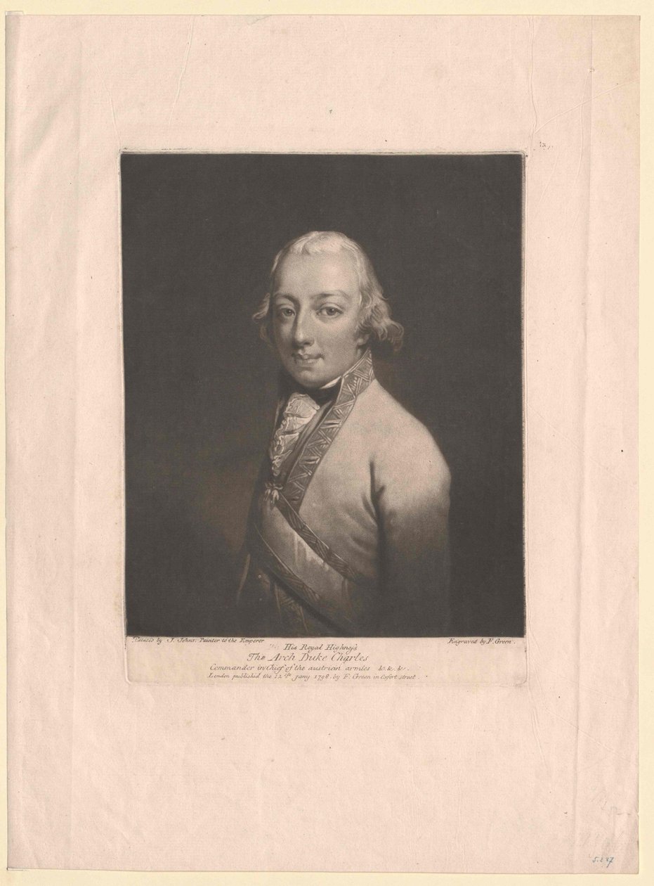 Arquiduque da Áustria Carlos de Artist Unknown