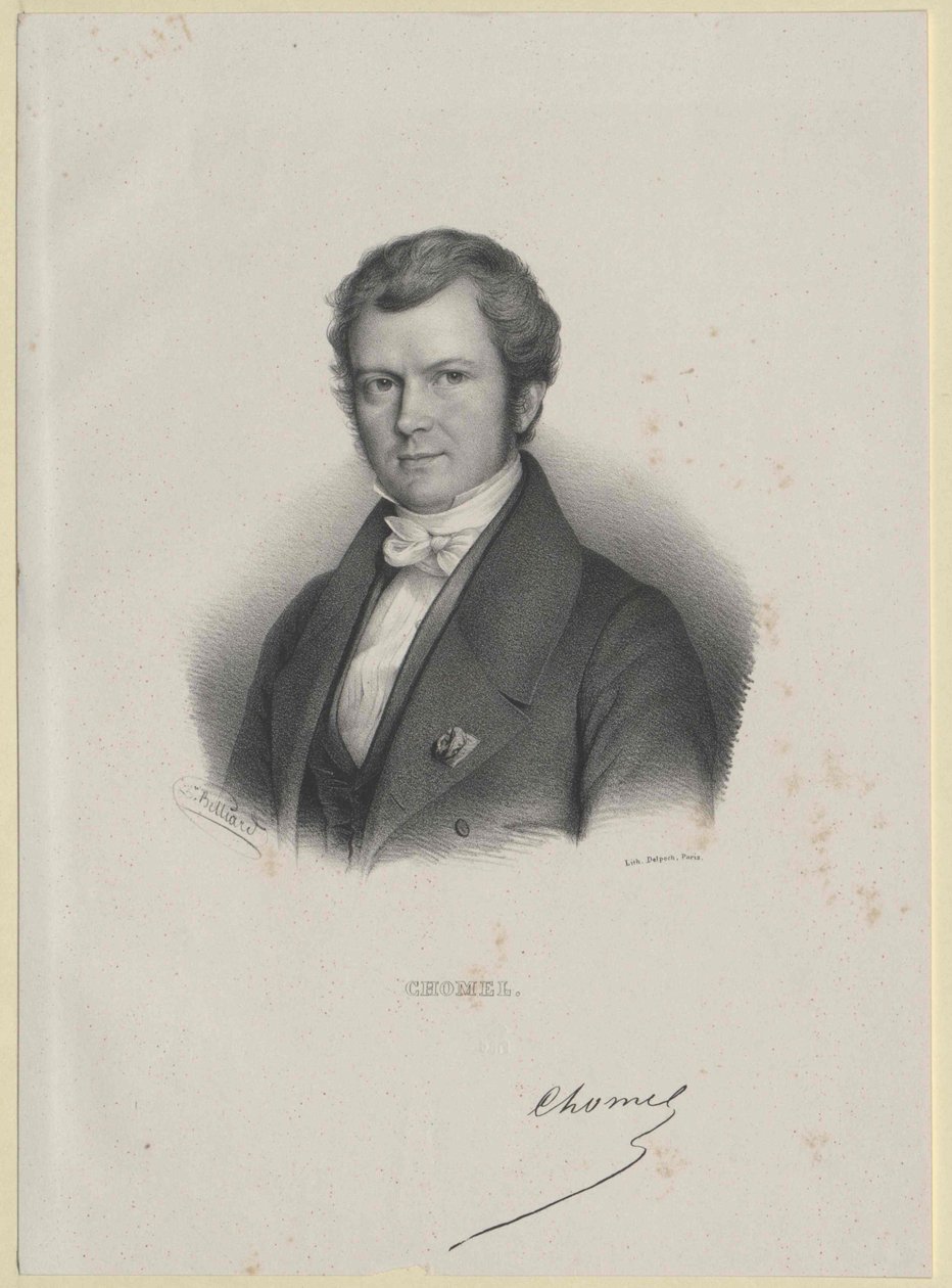 Auguste-Francois Chomel (impressão) de Artist Unknown