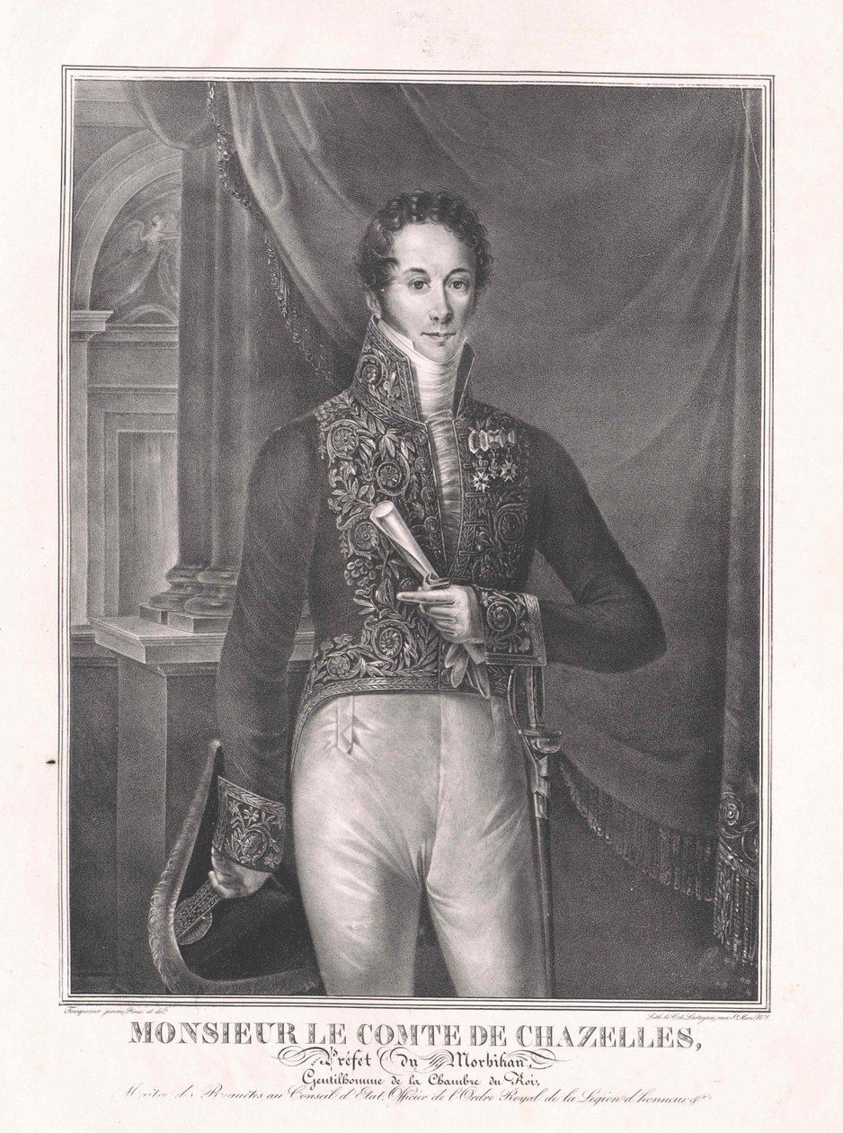 Augustin-Jean-Baptiste-Louis-Marie Comte Chazelles de Artist Unknown
