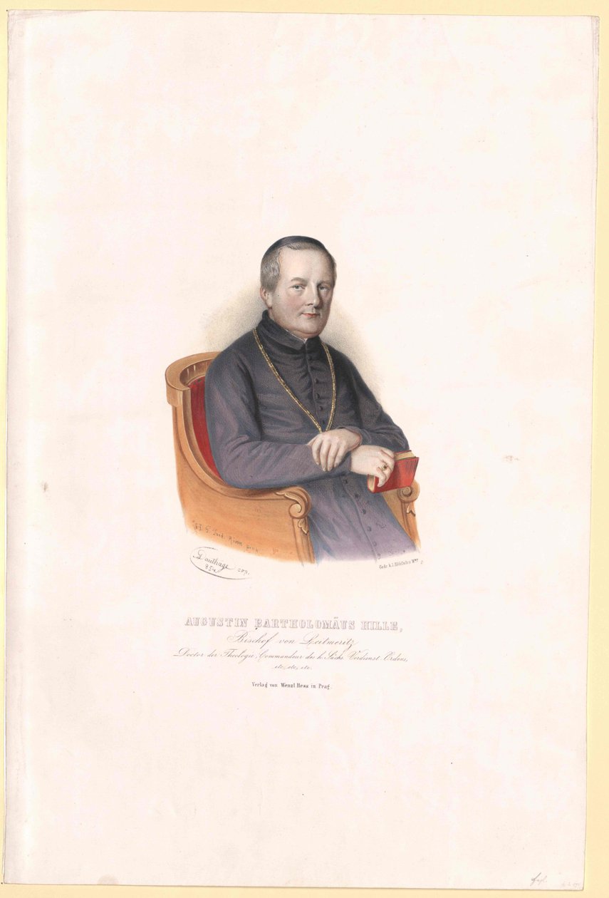 Augustin Bartholomew Hille de Artist Unknown