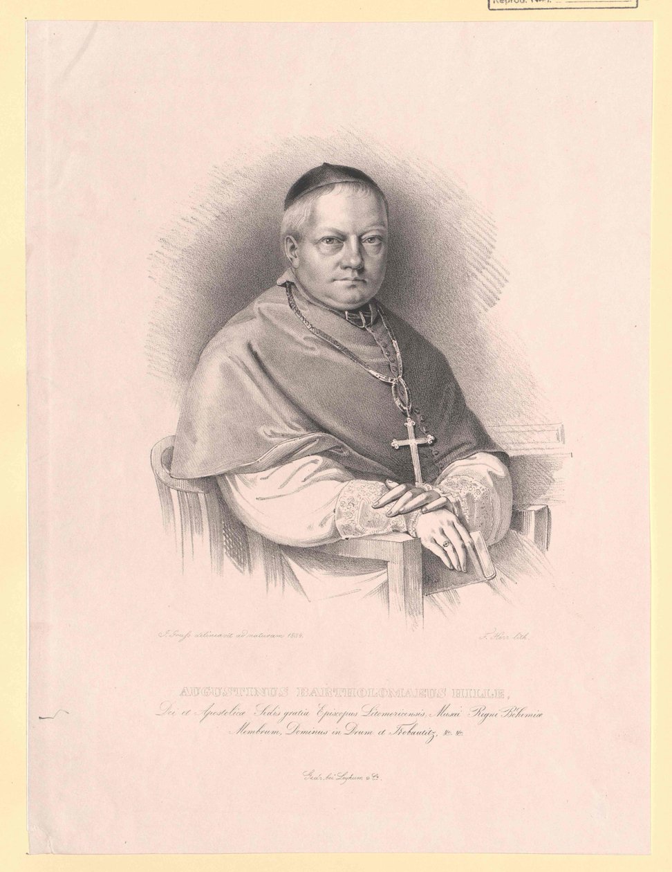 Augustin Bartholomew Hille de Artist Unknown