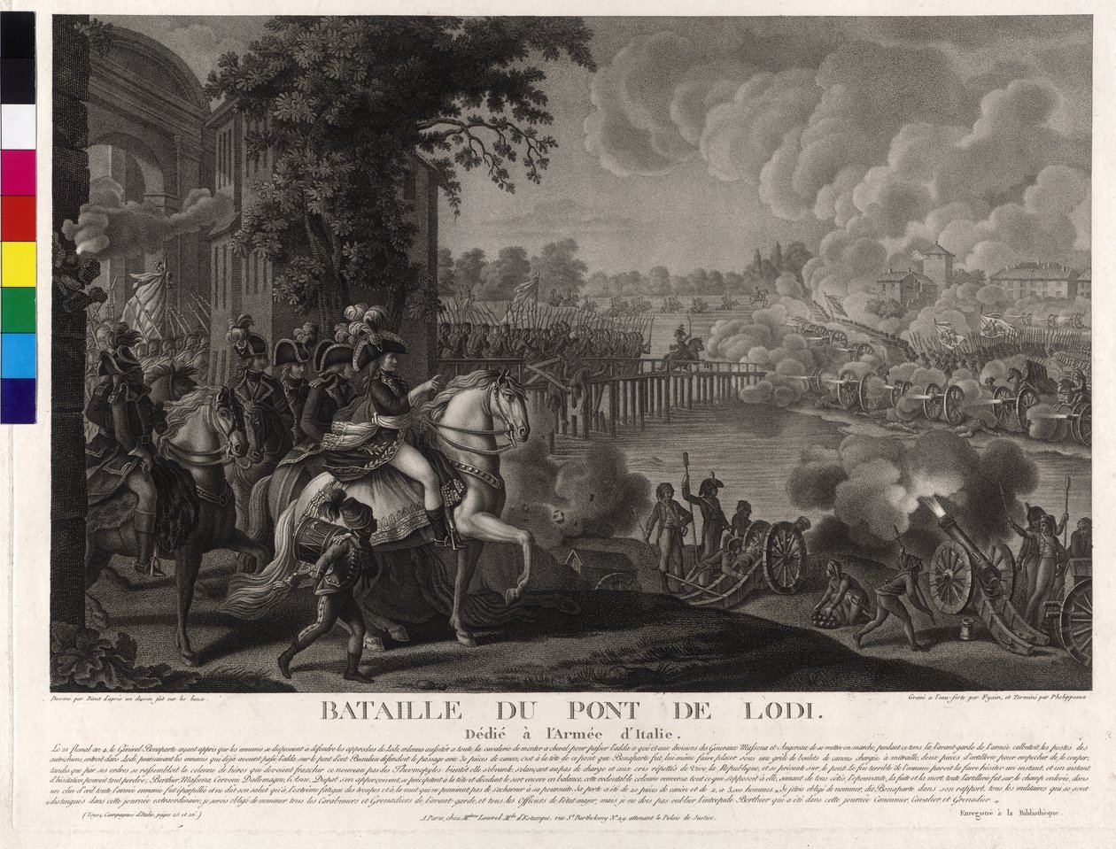 Batalha de Lodi em 10 de maio de 1796 de Artist Unknown