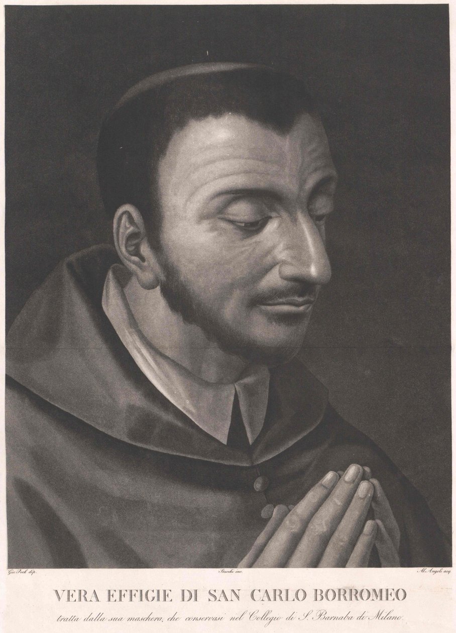Carlo Borromeo (impressão) de Artist Unknown