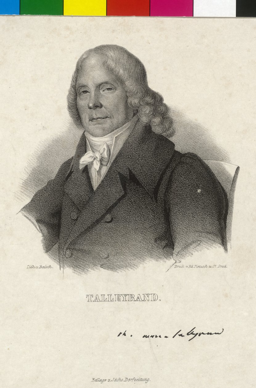 Carlos Maurício duque de Talleyrand-Perigord de Artist Unknown